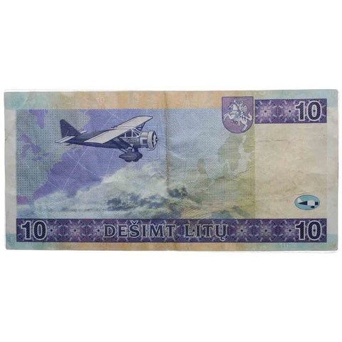10 Litu Banknote Lithuania