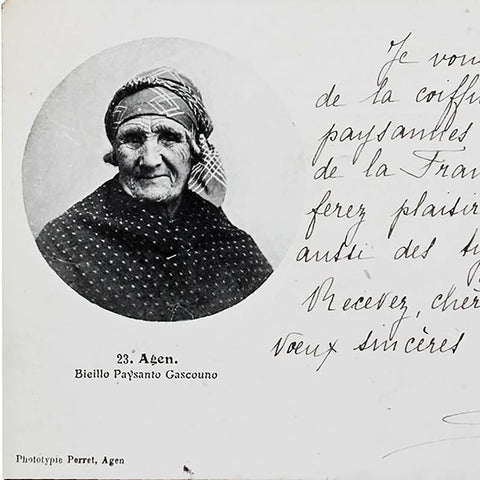 1908 France Agen Bieillo paysanto Gascouno Postcard