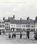 1900s France Aire-sur-la-Lys Place Notre – Dame Postcard. The Bell-tower