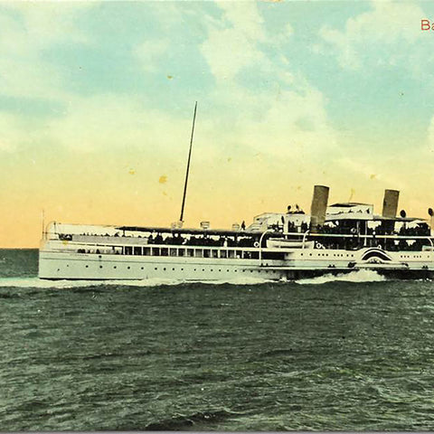 1910s Australia Bay Steamer S.S. Weeroona Postcard