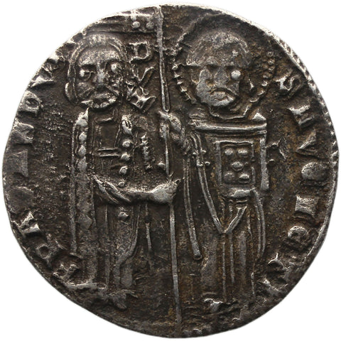 1329-1339 1 Grosso Francesco Dandolo Republic of Venice Coin Italy