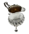 1763 Antique George III Era Sterling Silver Cream Jug Silversmith Samuel Meriten London Hallmarks
