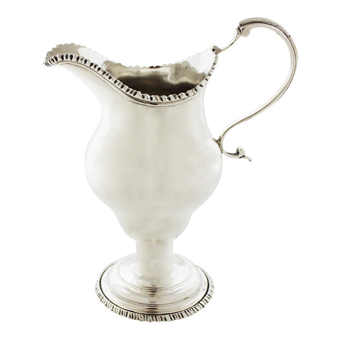 1775 Antique George III Era Sterling Silver Cream Jug London Hallmarks