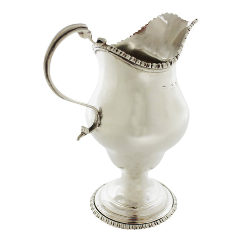1775 Antique George III Era Sterling Silver Cream Jug London Hallmarks