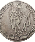 1792 2 Lire Republic of Genoa Coin Italy Silver