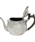 1802 Antique George III Era Large Sterling Silver Tea Pot Silversmiths Robert Hennell I & Samuel Hennell London Hallmarks