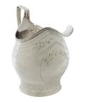 1802 Antique George III Era Sterling Silver Cream Jug Silversmiths Samuel Godbehere, Edward Wigan & James Boult London Hallmarks