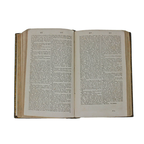 1812 Antique Book Lempriere Classical Dictionary with Weights, And Measures, Used Among the Greeks and Romans