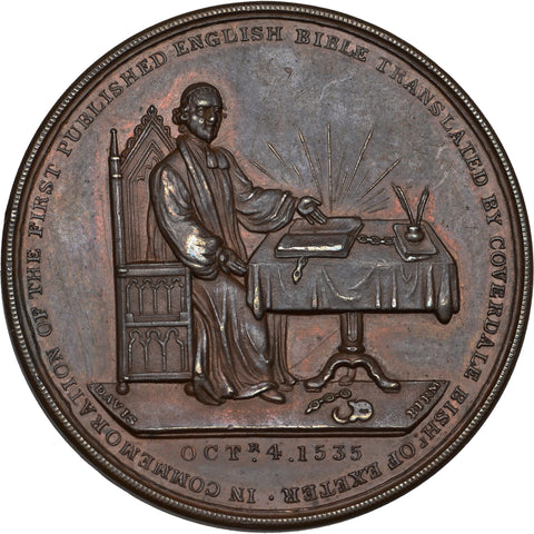 1835 Tercentenary of the First English Bible Medal