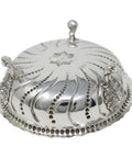 1860 Antique Victorian Era Sterling Silver Sugar Bowl Robert Harper London Hallmarks