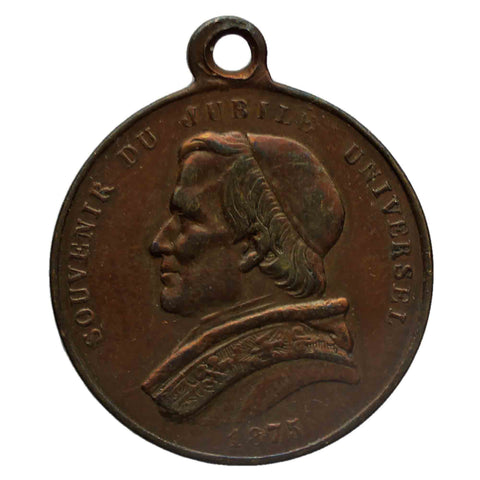1875 Pope Pius IX Jubilee Medal Vatican Papal