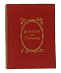 1887 Antique Book The plays of Beaumont and Fletcher with an introduction by J.S. Fletcher