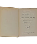 1888 Antique Book The Poetical Works of Percy Bysshe Shelley Publisher: Frederick Warne & Co
