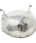 1889 Antique Victorian Era Sterling Silver Bowl George Aldwinckle London Hallmarks