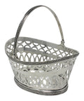 1892 Antique Victorian Era Sterling Silver Pierced Basket Silversmiths Thomas Hayes Birmingham Hallmarks