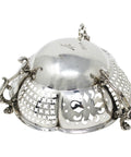 1895 Antique Victorian Era Sterling Silver Pierced Bowl Mappin & Webb London Hallmarks