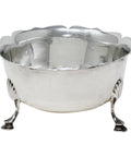 1895 Antique Victorian Era Sterling Silver Sugar Bowl Silversmiths Wakely & Wheeler (James Wakely & Frank Clarke Wheeler) London Hallmarks