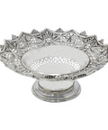 1896 Antique Victorian Era Sterling Silver Pierced Dish Silversmith William Neale Chester Hallmarks