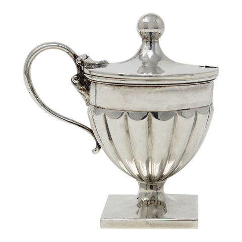 1897 Antique Victorian Era Sterling Silver Mustard Pot Silversmiths Horace Woodward & Co Ltd London Hallmarks