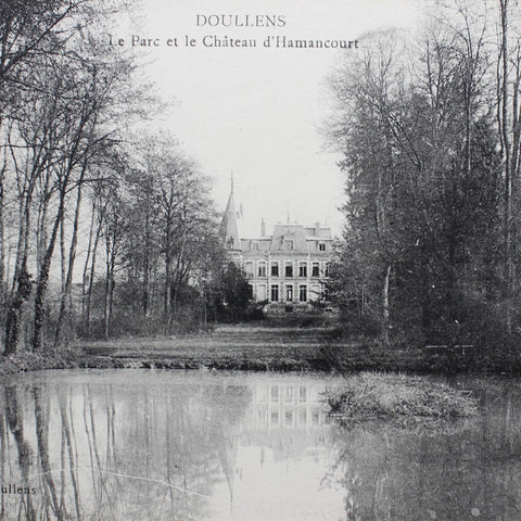 1900’s France Fayez Doullens Le Pare et Chateu d’Hamancourt Antique Postcard