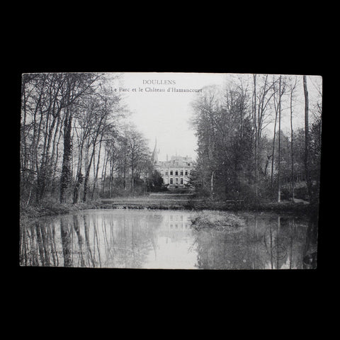 1900’s France Fayez Doullens Le Pare et Chateu d’Hamancourt Antique Postcard