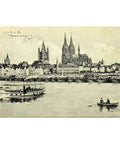 1900s Germany Köln Cologne Rh. Gresamt Ansiccht Postcard