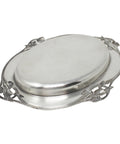 1903 Antique Edwardian Era Sterling Silver Dish Silversmiths Charles Wilkes Birmingham Hallmarks