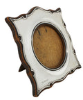 1905 Antique Edwardian Era Sterling Silver and wooden Photo frame Silversmiths William Hutton & Sons Ltd Birmingham Hallmarks