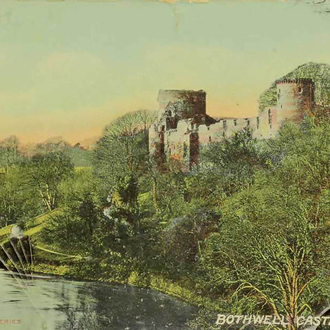 1910s Scotland Bothwell Castle Postcard