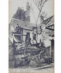 1917s France Word War I Ruins Calais Sea’s Street Bombarded Houses Postcard