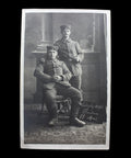 1914-15 Germany Soldiers Studio First World War Military Photograph Postcard WW1
