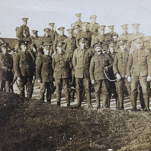 1914’s World War I Military Antique Royal Engineers British Soldier Photo WW1 Postcard Army History