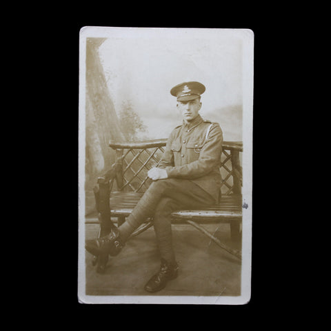 1914’s World War I Military British Soldier Photo WW1 Postcard Army History