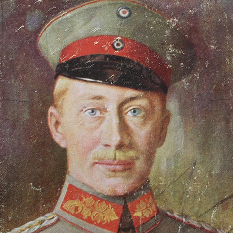 1914’s World War I Military Germany Wilhelm, German Crown Prince WW1 Postcard Army History