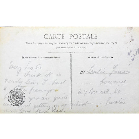 1915’s World War I France Patriotic Postcard Military