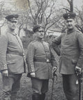 1916 Three Soldiers Germany Army with Swords World War I Photography History Photo WW1 Era