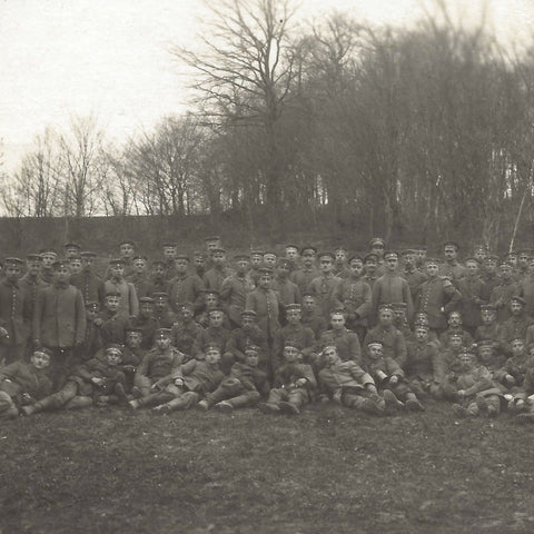 1917 World War I Military Germany Soldiers Photo WW1 Postcard