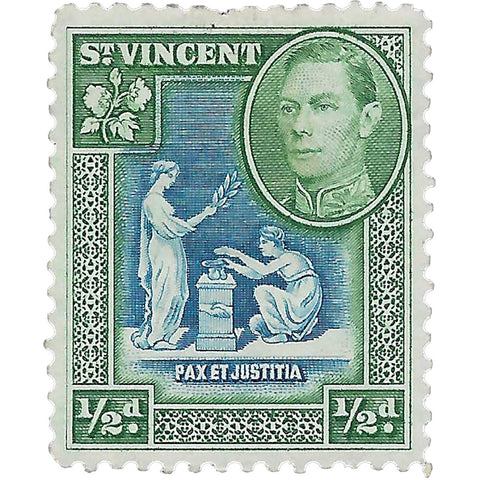 1938 ½ d Saint Vincent and The Grenadines Stamp Seal of the colony