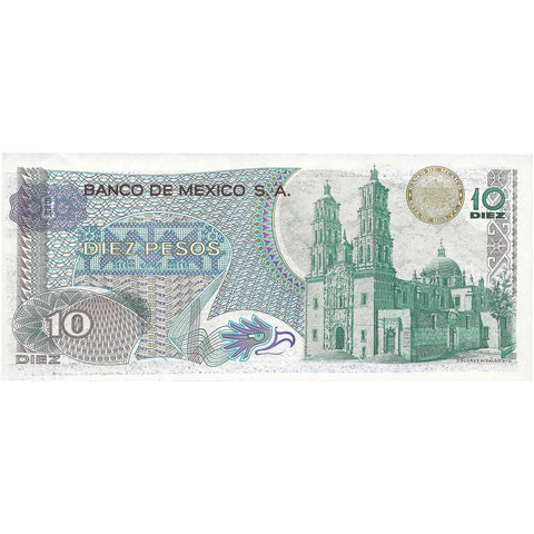 1969-1977 10 Pesos Mexico Banknote Portrait of M. Hidalgo y Costilla