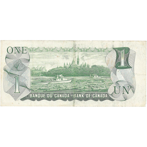 1973 1 Dollar Canada Banknote Portrait of Elizabeth II