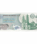 1977 10 Pesos Mexico Banknote