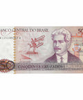 1986 50 Cruzados Brazil Banknote Portrait of Oswaldo Gonçalves Cruz