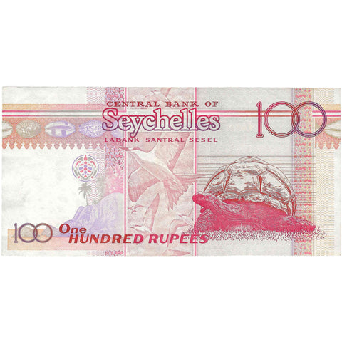 1998 100 Rupees Seychelles Banknote