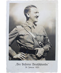 Postcard Photo of Adolf Hitler World War 2