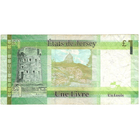 2018 Jersey One Pound Banknote