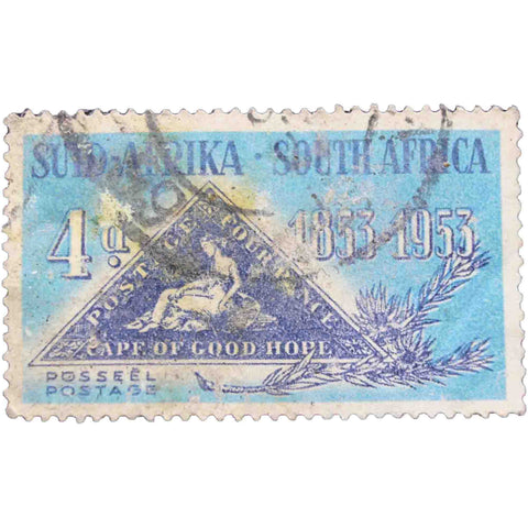 4d Stamp Suid Afrika – South Africa Cape of Good Hope (1853-1953) Used