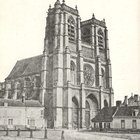 Abbey of Saint-Pierre de Corbie France Vintage Postcard