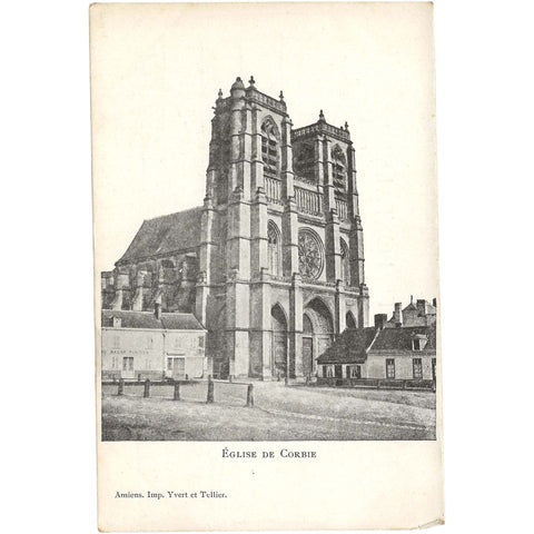Abbey of Saint-Pierre de Corbie France Vintage Postcard