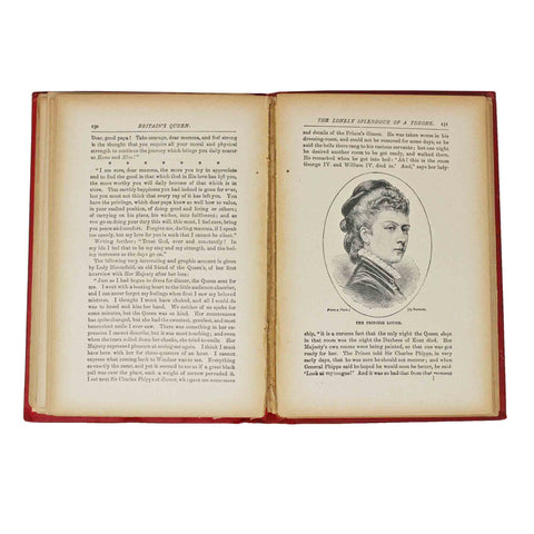 Antique Book 1920 Britain's Queen. The Story of her Life and Reign. Paul, Thomas Published by Shaw, London