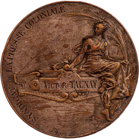 Antique France Syndicat de La Presse Coloniale Medal